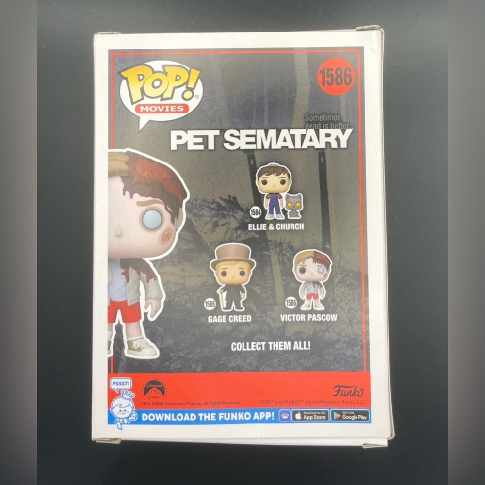 Funko Pop Movies #1586 Pet Sematary Victor Brand New - Picture 6 of 7